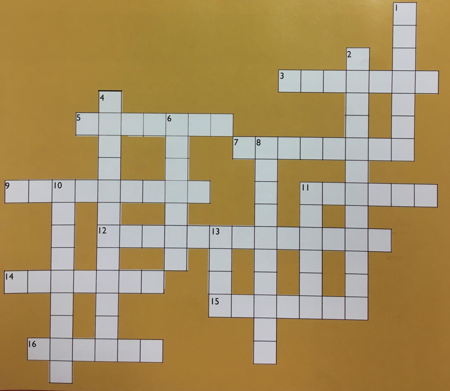 Answers to Jan 2020 Carpe Diem crossword puzzle 3TEN